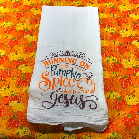 Hand Crafted Other - Fall kitchen towel